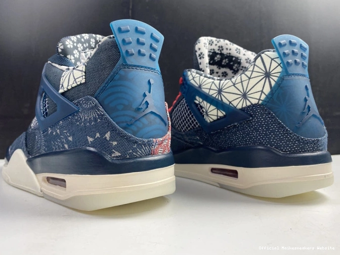 Official Maikesneakers SE Sashiko Retro Jordan 4 CW0898-400 Air 0722